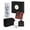 Black Travel Bag w/ Dad Tumbler, variant on Fairly Dunn Luxury Men's Gift Set with Massage Gun and 20oz Tumbler 7-Piece Birthday and Father's Day Gift