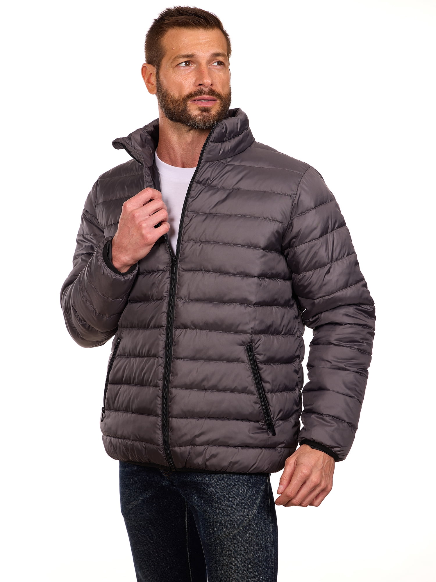 Big Chill Men’s Midweight Quilted Puffer Jacket, Sizes M-XXL