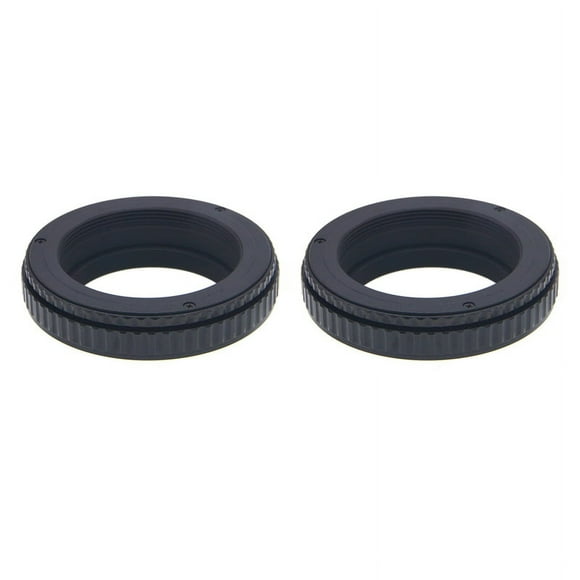 M42 à M42 Mettant au Point l'Adaptateur d'Anneau Hélicoïdal 12 - 17mm Macro Tube d'Extension (2Pcs)