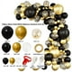 thumbnail image 1 of Juego de arco de cadena de globos de oro negro para fiesta de adultos, temporada de graduación, guirnalda de globos, decoración de escena de cumpleaños, 1 of 5