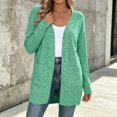 thumbnail image 5 of Jowdiw Womens Open Front Long Sleeve Knit Soft Casual Loose Fit Long Sweater with Pockets, 5 of 8