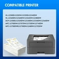 thumbnail image 2 of TN660 TN630 Toner Cartridge Compatible for Brother TN660 TN630 TN-660 TN-630 DCP-L2540DW MFC-L2700DW HL-L2380DW HL-L2300D MFC-L2740DW Laser Printer Ink (Black, 2-Pack), 2 of 8