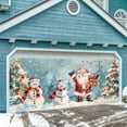 thumbnail image 4 of Grande Bannière de Garage pour Fête Extérieure des Fêtes, Panneau de Bienvenue, Signalisation de Vœux, Drapeau Rond, Bannière Colorée, Guirlande, Support de Bannière Extérieure, Guirlande de Flocons de Neige, Bannière de Noël pour Manteau, 4 of 4