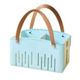thumbnail image 1 of QualitChoice Foldable Basket with Detachable Divider Portable Bag Organization blue, 1 of 6