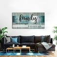 thumbnail image 2 of Aaheei Family Wall Art Family Signs for Home Decor Teal Inspirational Quotes Picture Farmhouse Where Life Begins and Love Never Ends Painting Artwork for Bedroom Living Room Home Decoration 8 x 10 in, 2 of 6