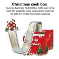 thumbnail image 4 of Christmas Money Box for Cash Gift Surprise Money Pull Out Holder with Santa Snowman Pull Card Gift Roll Box for Party Decoration, 4 of 7