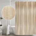 thumbnail image 4 of Orange Brown Shower Curtain Set - 72" x 78" Washable Bathtub Curtain with 12 Hooks, Modern Abstract Art Ombre Striped Waterproof Fabric Stall Shower Curtains for Bathroom/Bathtub Décor, 4 of 6