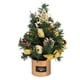 thumbnail image 1 of Árbol de Navidad creativo, hermoso y pequeño árbol de Navidad decorativo, adornos de escritorio Oro (con luz), 1 of 7