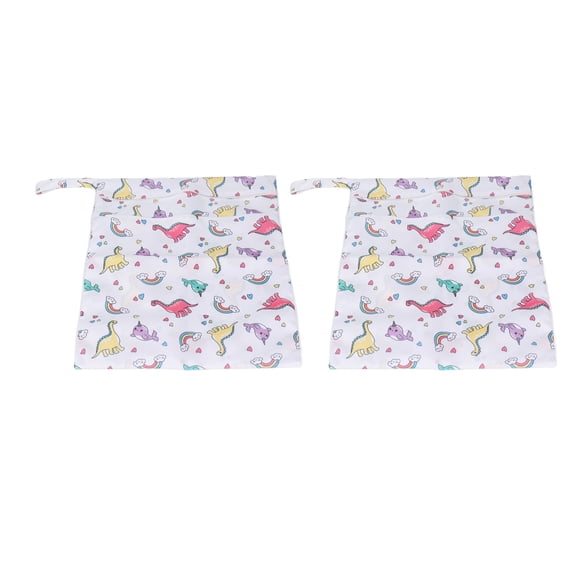 Bolsa Seca Mojada, Dos Cremalleras, 2 Piezas, Bolsa Húmeda Para Pañales Lavable, Tamaño Grande Para Uso Diario