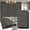 Carbon Gray, variant on Plank & Hue 4Pcs 48"x24" 3D Faux Stone Wall Panels, Imitation Stone Wall Décor Wainscot Panel Board for Interior Accent Walls, Ivory White