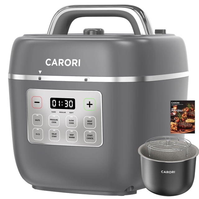 Olla a presión eléctrica Carori 3QT 8 en 1 con olla cerámica