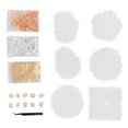 thumbnail image 4 of Moldes de silicona, molde para posavasos, moldes de resina reutilizables lavables, kit de silicona, paquete de resina de fundición, experiencia incomparable, 4 of 9