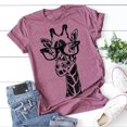 thumbnail image 2 of Pntutb moda mujer estampado cuello redondo pulóver tops manga larga cómoda blusa sudadera Pntutb Pntutb-8486, 2 of 2