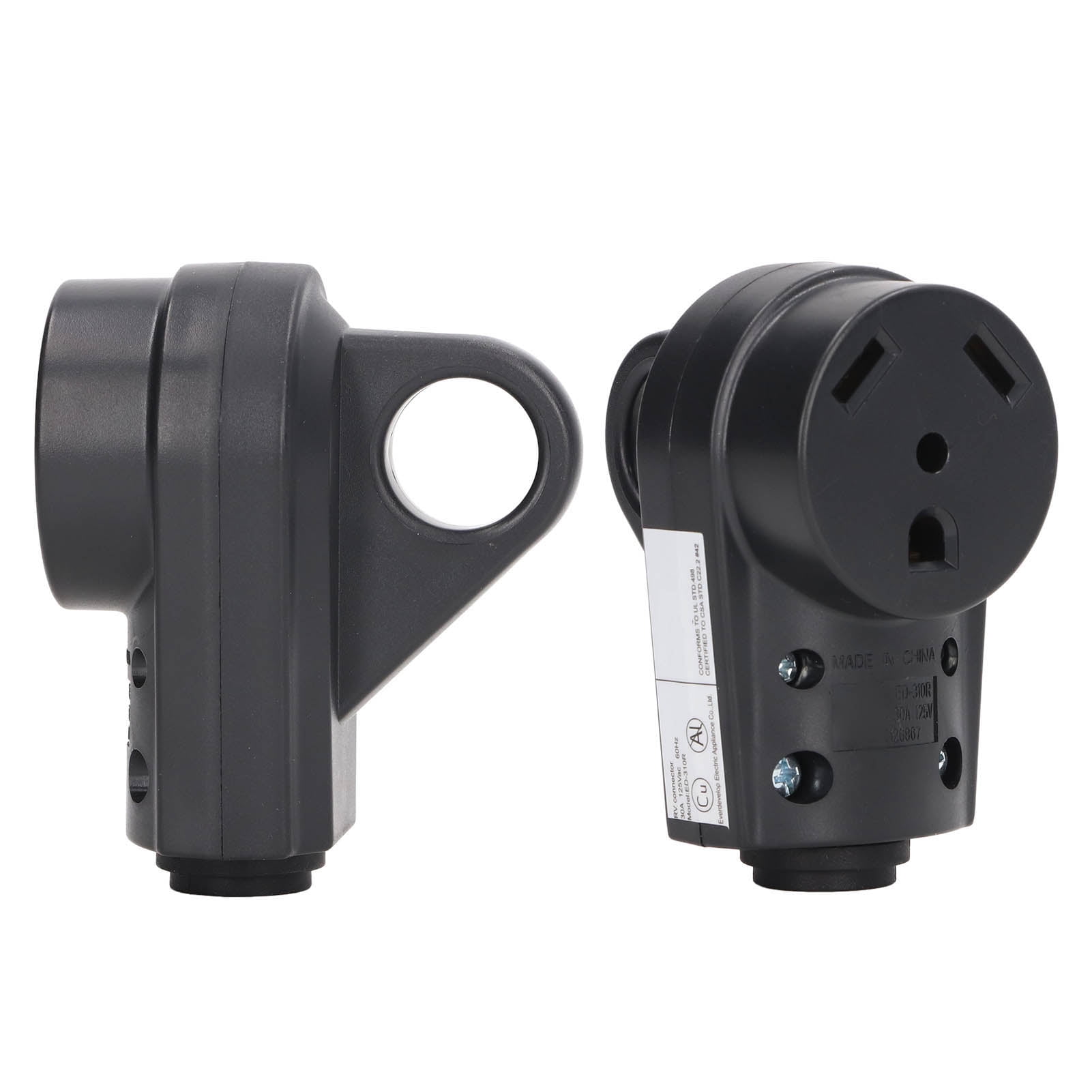 Crtynell RV Female Plug 30 AMP Good Conductivity Stable Structure RV