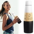 thumbnail image 2 of ​​XIANXIAN 18oz Stainless Sports Bottle Double Wall Vacuum Insulated Leakproof Thermos for Carbonated Drinks 12H Hot/24H Cold Temperature Retention Flask​, 2 of 9