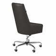 thumbnail image 5 of London High Back Leather Box Chair in Brown, 5 of 13