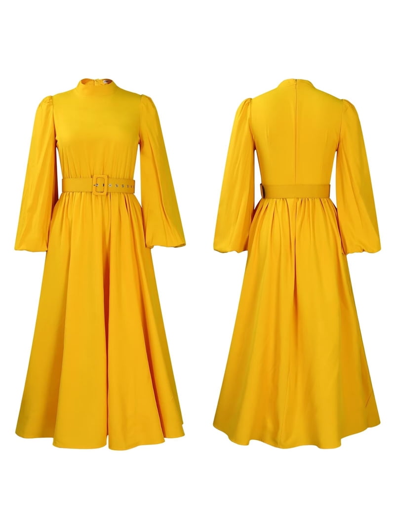 Modest Formal Dresses for Women Long Sleeve A Line Swing Flowy Long Maxi Dress - Walmart.com Modest Formal Dresses for Women Long Sleeve A Line Swing Flowy Long Maxi Dress - Walmart.com