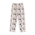thumbnail image 6 of Uemuo Halloween Gnome Pattern Men's Wide Leg Palazzo Lounge Pants with Pockets Light Weight Loose Comfy Casual Pajama Pants-X-Large, 6 of 9