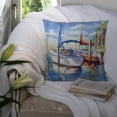 thumbnail image 3 of Carolines Treasures JMK1230PW1414 Towering Q Sailboats Canvas Fabric Decorative Pillow  14Hx14W multicolor, 3 of 4