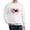 White, variant on CafePress - Valentine Boston Terrier Sweatshirt - Crew Neck Sweatshirt
