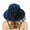 Navy, variant on Tea Party Hats Easter Womens Summer Dress Hat Wide Leaf Flower Bridal Shower Hat Sun Hats Beach Hat