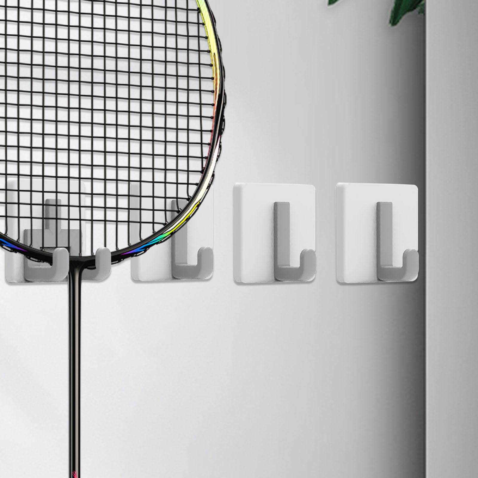 AMLESO Wall Mounted Racket Rack Tennis Racket Holder Tennis Racket