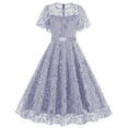 thumbnail image 1 of Birdeem Robe d'Été pour Femmes Aguichant Femmes à la Mode Décontractée Aguichant d'Été Couleur Unie à Manches Courtes à Col Rond Robe Aguichant d'Été pour Femmes, 1 of 6