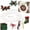 C, variant on BingTong Festive DIY Christmas Wreath Kit, 12 Inch Foam Base With Fabric Snowflake Accents, Handmade Holiday Craft for Door Wall Mantel Display, Christmas Stocking Motif