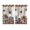Brown, variant on Farmhouse Kitchen Curtains 72 Inch Length, Western Texas Star American Country Berry Grommet Top Bedroom Living Room Curtains, Light Filtering Cafe Curtain Drapes 2 Panels Set 104''x72''