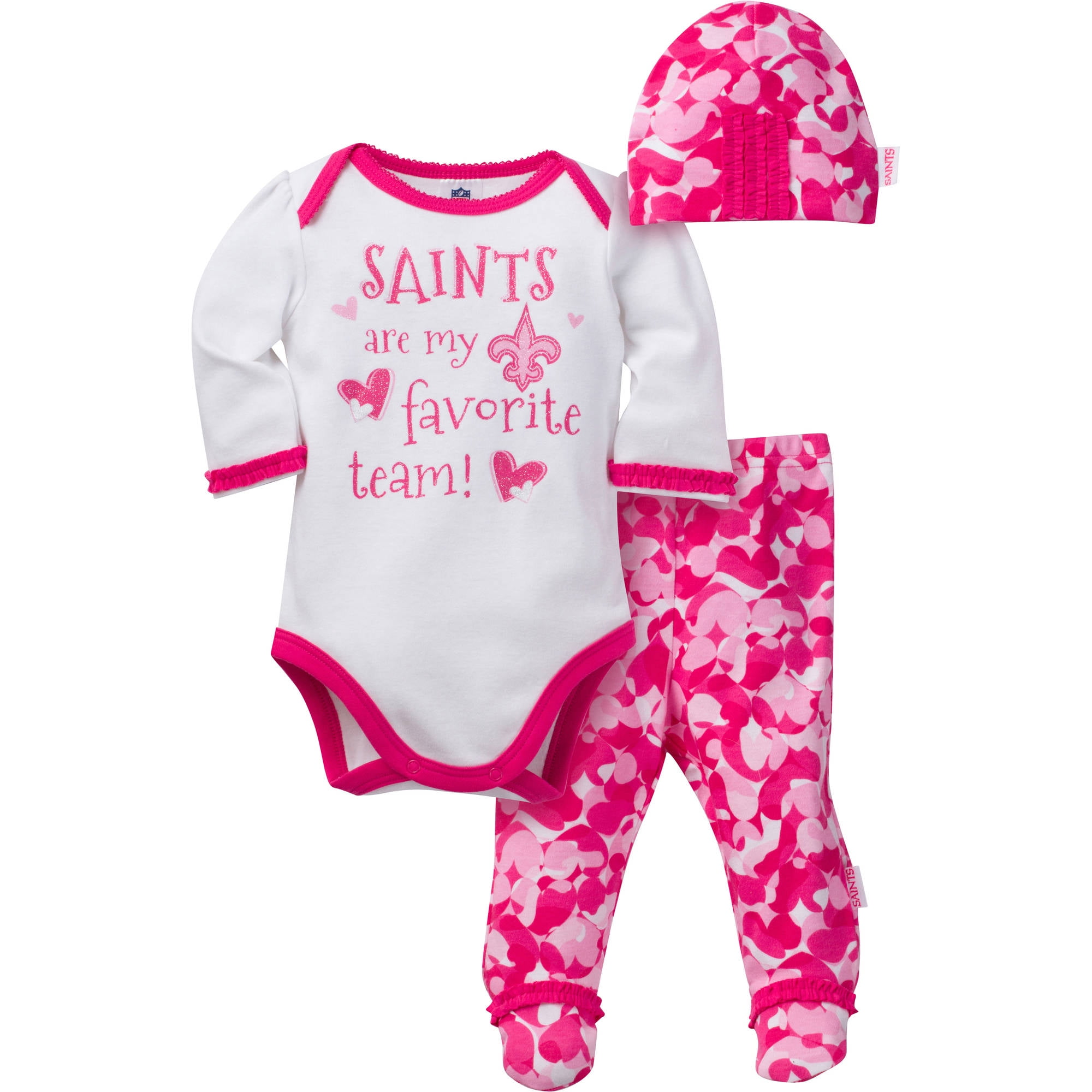 baby girl saints outfit