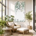 thumbnail image 6 of Canvas Wall Art, Sage Green Eucalyptus Framed Canvas Prints for Bedroom Dining Room, Spring Floral Botanical Watercolor Gallery Wrapped Wall Decor for Home Office, Gifts, 20"x40" Ship Next Day, 6 of 9