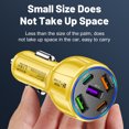 thumbnail image 4 of Adaptador encendedor cigarrillos 5 puertos 75W s Durable 3USB+Type-C PD QC3.0 para iPhone, 4 of 9