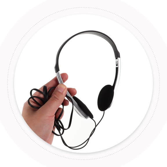 Masteelf Headset Headphones Retro Headphones 16.00X13.50X5.00CM Silver