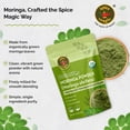 thumbnail image 6 of Spice Magic Organic Moringa Leaf Powder 8 oz (227 g) | USDA Organic Moringa Patta | Finely Ground | Lab Tested | Resealable Pouch, 6 of 9