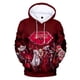 thumbnail image 2 of Sudadera con capucha con estampado gráfico de anime para hombre, sudaderas con capucha con estampado completo en 3D, ropa de calle de tendencia, pulóver de dibujos animados, traje de demonio para carn, 2 of 5