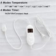 thumbnail image 4 of Pemberly Row Electric Heated Mattress Pad Safe Full 8 Temperature 10h Timer, 4 of 10