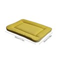thumbnail image 3 of Woven Fabric Pet Mat Scratch Resistant Pull Proof Washable All Seasons Quilted Padding Non Slip for Cats Small Dogs Crate Floor Furniture, 3 of 6
