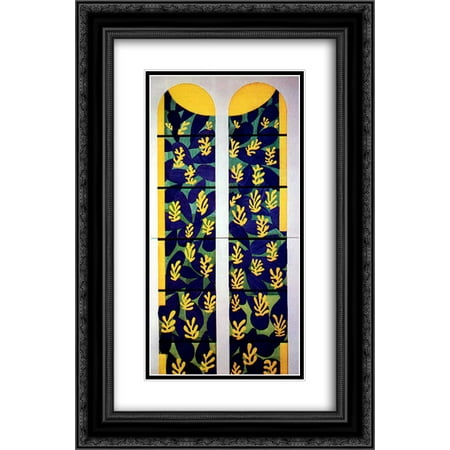 henri matisse 2x matted 16x24 black ornate framed art print tree of