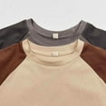 thumbnail image 4 of HXWCHs Boys button down shirt Boys Summer tops Beach Holiday Shirts Casual Patchwork Tees toddler Childrens Apparel Beige 3-4 Years, 4 of 5