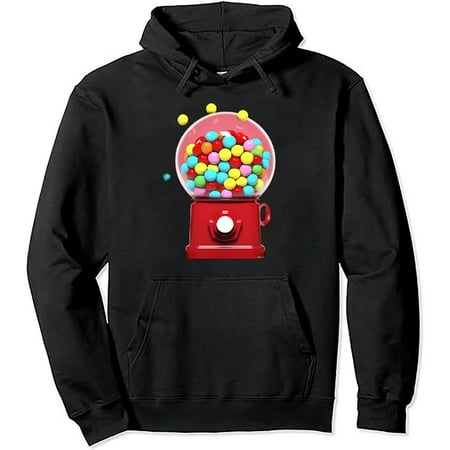 HOMICOZI Gumball Machine Cute Costume Bubblegum Retro 90s Gift Pullover Hoodie