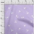 thumbnail image 2 of oneOone Cotton Flex Amethyst Fabric Plants Silhouette Leaf With Dot Sewing Fabric By The Yard Printed Diy Clothing Sewing Supplies 40 Inch Wide, 2 of 4