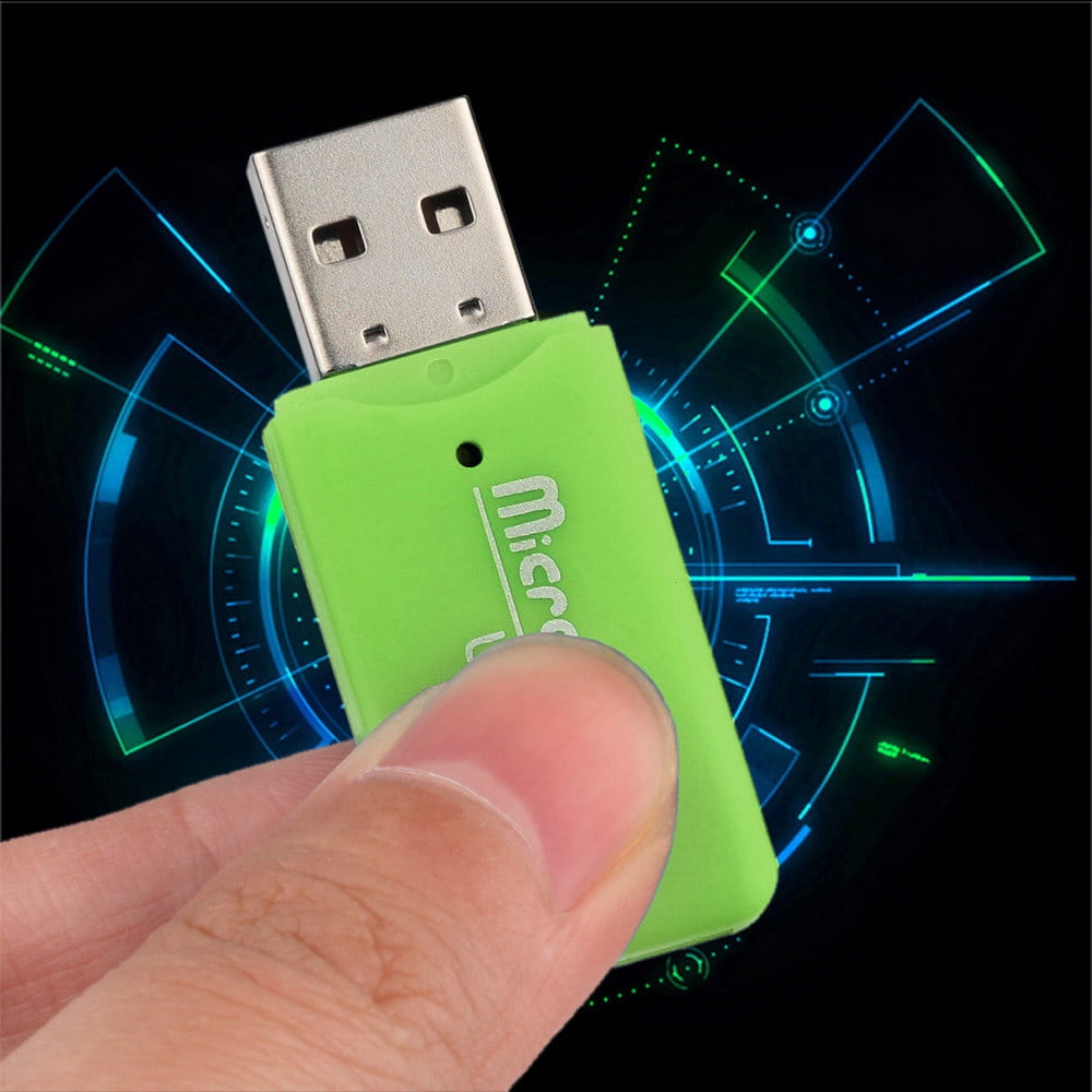 New High Speed Mini USB 2.0 Micro SD TF T-Flash Memory Card Reader Adapter 