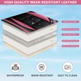 thumbnail image 3 of OTOEZ Diamond Pattern Leather Car Seat Covers, Full Coverage 5-Seat Set, Universal Fit for Cars SUVs Trucks, Waterproof & Airbag Compatible, 3 of 6