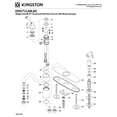 thumbnail image 4 of Kingston KB1575BLBS Victorian Single-Handle 2-or-4 Hole Kitchen Faucet with Brass Sprayer in Oil Rubbed Bronze, 4 of 5