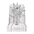 thumbnail image 3 of Celebrations 9736836 Metal Microdot LED Star Tree Topper, Silver, 3 of 3