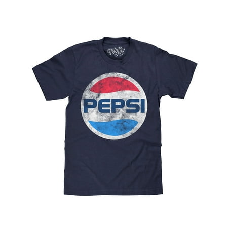 Tee Luv Pepsi Distressed 70s Logo Shirt