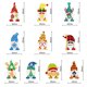 thumbnail image 2 of Kit de llavero de diamantes de Navidad de 10 Uds., taladro de forma especial, regalos de gnomo de Navidad para mascotas, 2 of 9