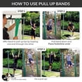 thumbnail image 2 of Cinturón elástico de fitness, cinturón de resistencia para dominadas, cinturón de entrenamiento de fuerza, cuerda elástica, cinturón de tensión auxiliar para estiramiento de yoga para hombres y, 2 of 2