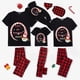 thumbnail image 1 of Pijamas familiares a juego de Navidad, conjunto de Pijamas cortos de muñeco de nieve, Let It Snow Black, 2023, 1 of 3