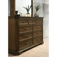 thumbnail image 4 of Maderne Traditional Wood Panel Bed with Dresser, Mirror, Nightstand, King Size, 4 of 12